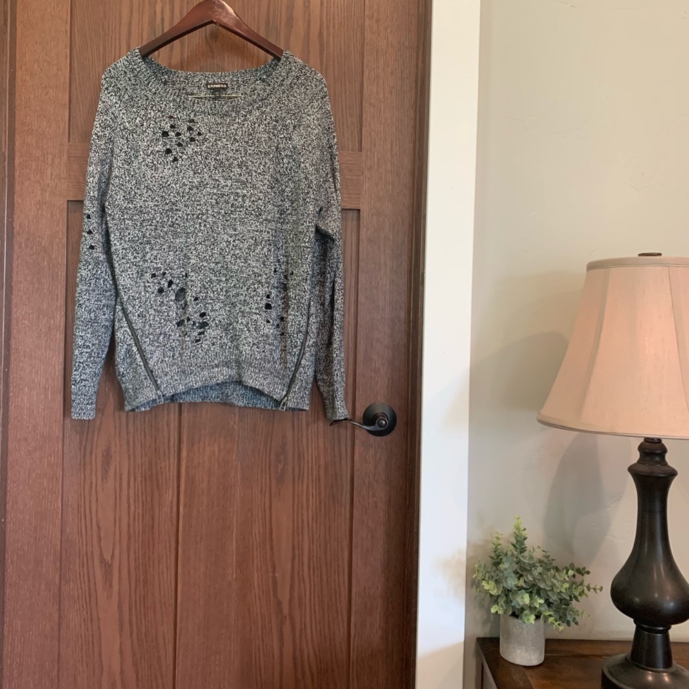 Distressed Express Sweater